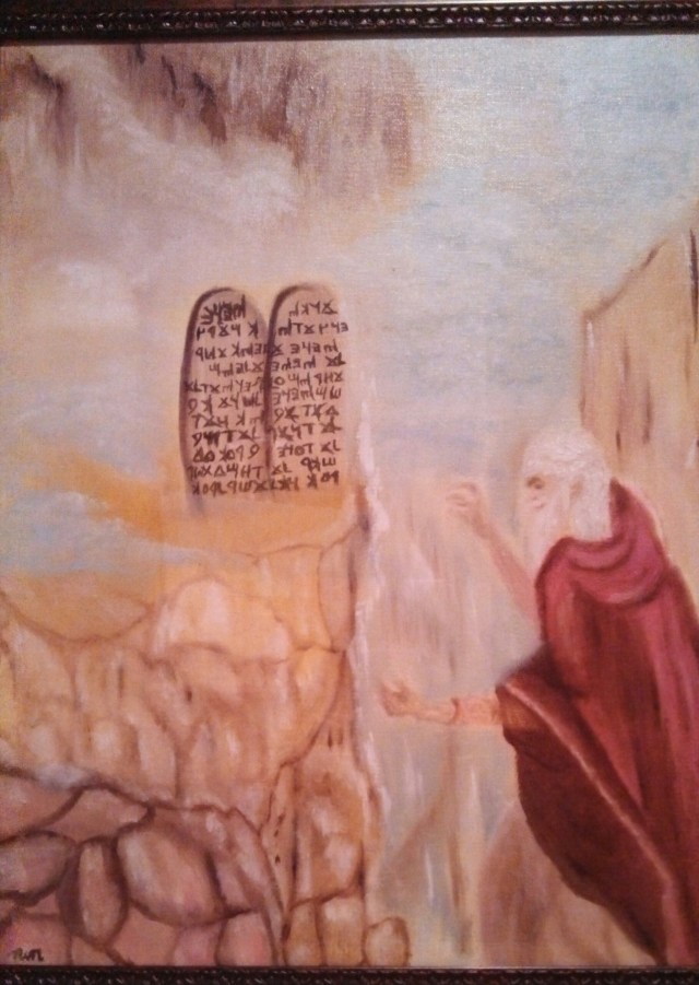 Moses and the ten commandments